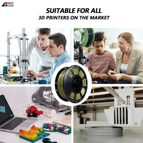 1.75mm High Speed PLA+ 3D Printing Filament IBOSS Smooth Fast Printing Perfect Match for Bambu 3D Printers