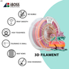 Iboss PETG Filament Toughness Enhanced Candy Rainbow Color 1.75mm 3D Printer Filament