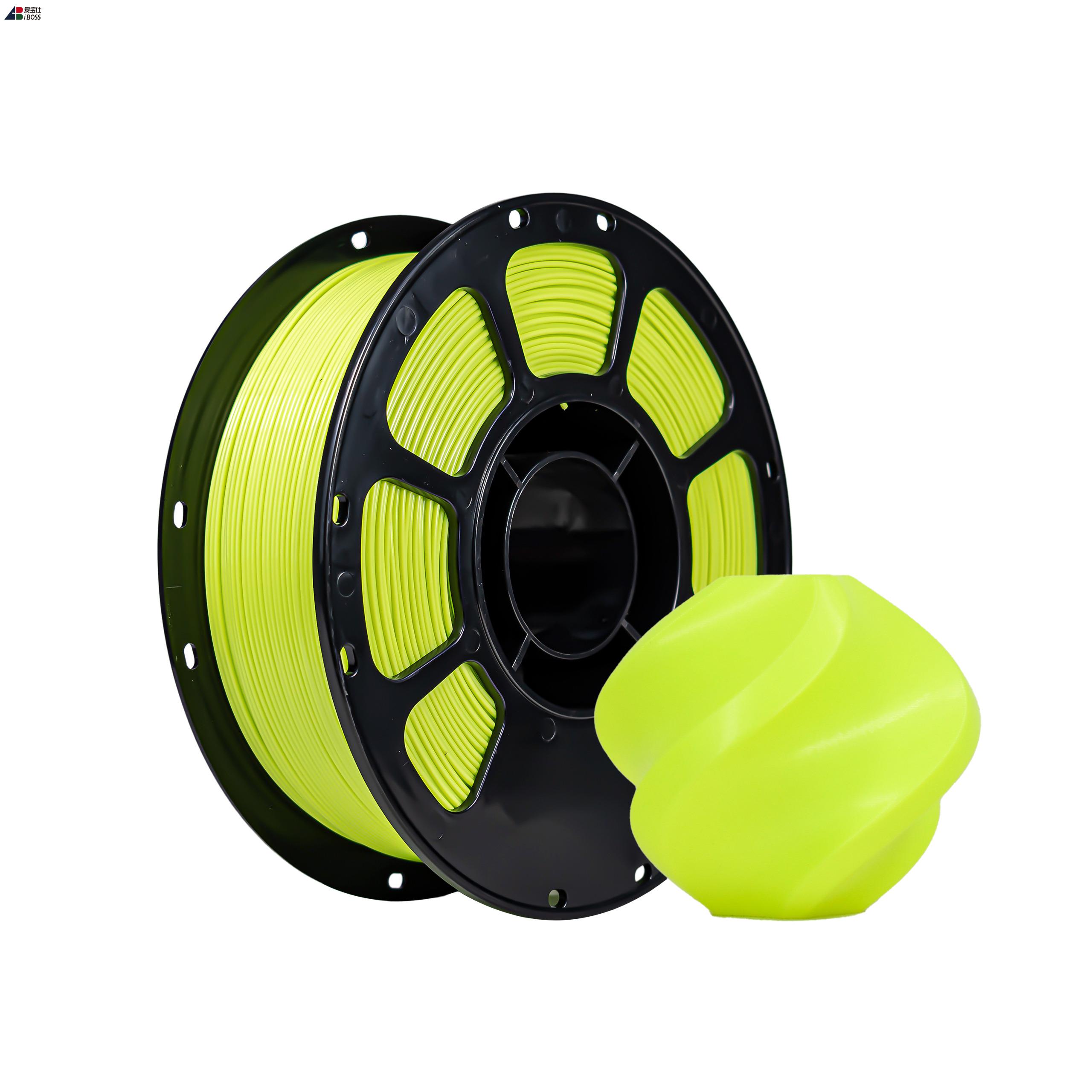 IBOSS Wholesales High-quality Filament 1kg Apple Green 3D Printing Material 1.75mm PLA+filament 3D Printer Filament