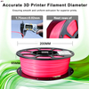 PLA+ Temperature Color Change Filament Red to Pink 1.75mm 1KG 3D Printer Filament PLA Filament FDM 3D Printing Material