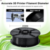 Iboss Wholesale 1.75mm High Tensile Strength PLA Plus Filament Black Dimensional Accuracy ±0.02mm PLA+ 3d Printing Filament