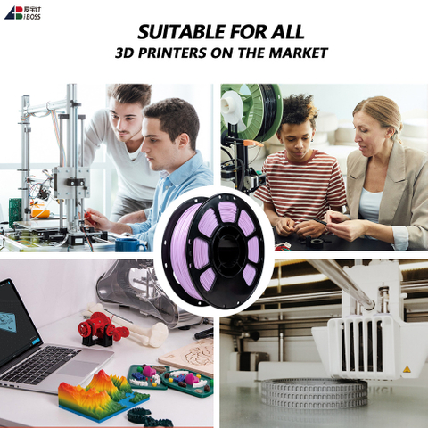 Iboss High-speed Printing PLA+ 1.75mm Light Purple Filament 3d Printing Filament PLA+filament Suitable for Bambu Printers