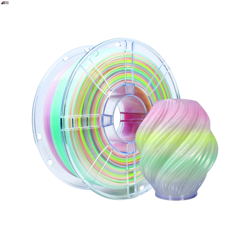 1.75mm PETG Filament 1kg/Spool Rainbow Filament 3d Printing Filament Suitable for Bambu 3D Printer