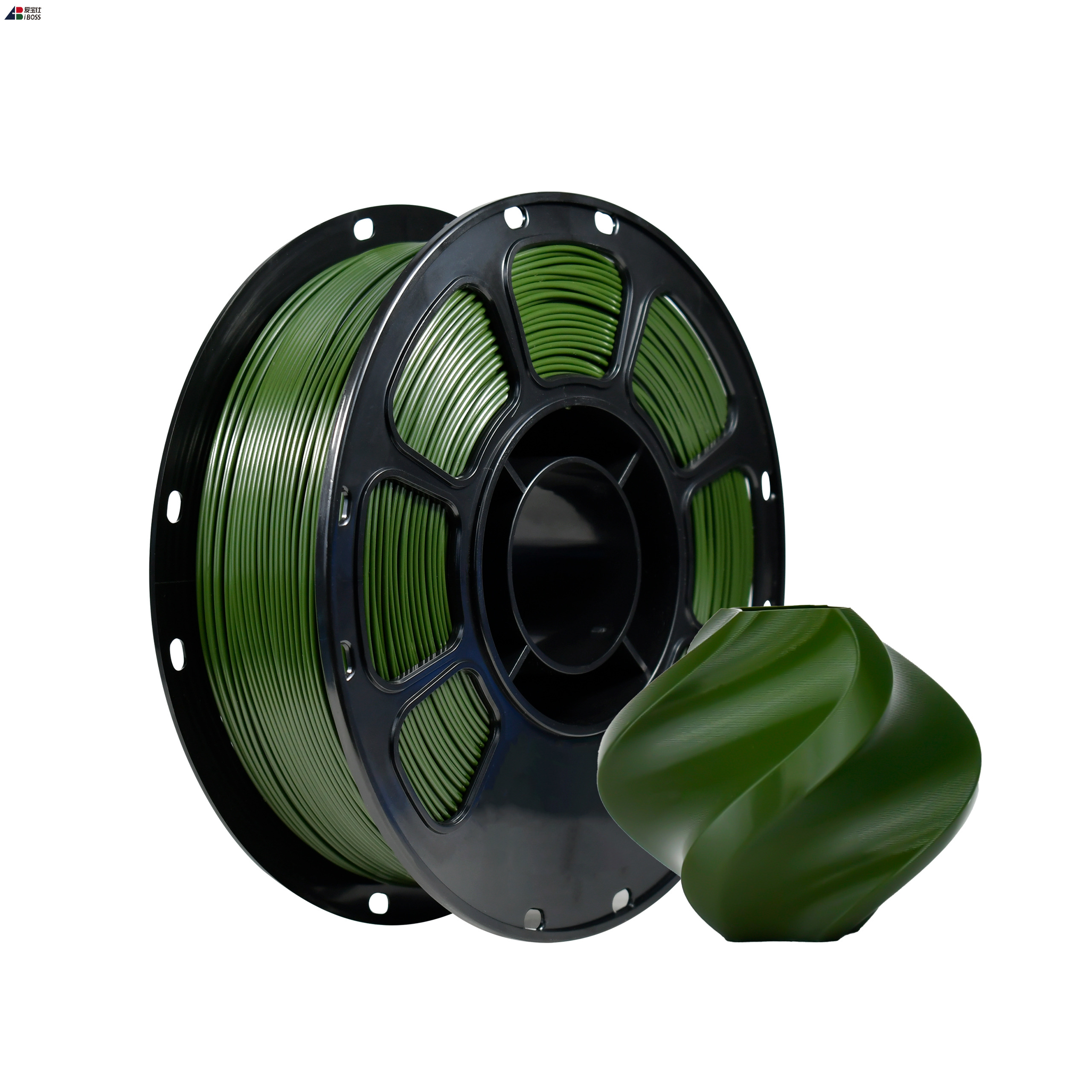 Iboss High Strength 3D Printing Filament PLA+ Olive Green Filament 1kg 3D Printing High - Precision Printing